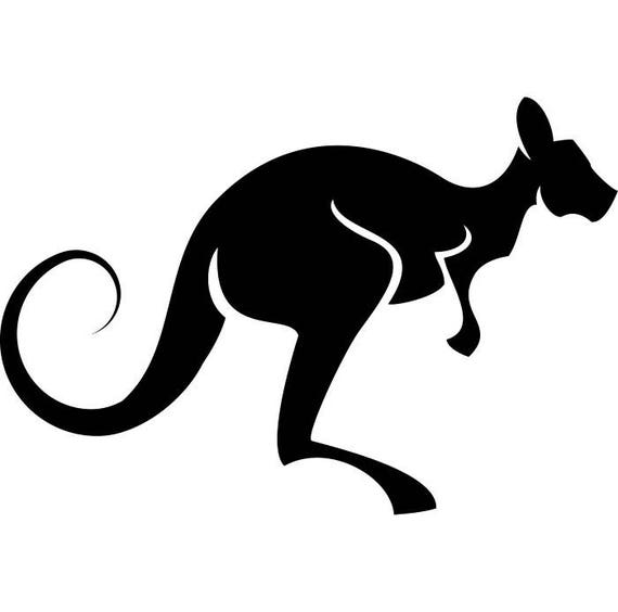 Download Kangaroo Australia Wild Animal Zoo Marsupial .SVG .EPS Instant