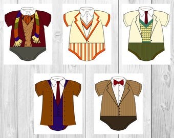 Doctor Who Baby Onesies