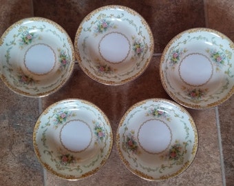 Vintage Noritake M China set of 5 Fruit/Berry Bowl