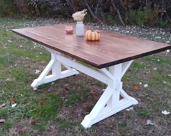 Farm House Table, Farm Table, Dine Table, Trestle Table