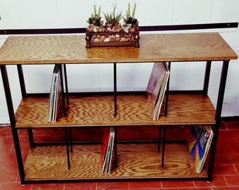 Entertaiment Center // Stereo Console // Record Cabinet // Vinyl Record Storage // Record Stand, storage, display