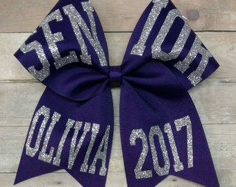 Senior cheer bow, YOU PICK COLORS,big cheer bow, custom cheer bow, softball bow, senior softball hairbow