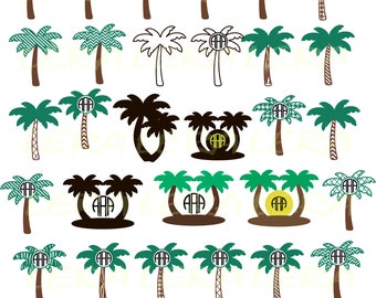 Download Palm tree cricut | Etsy