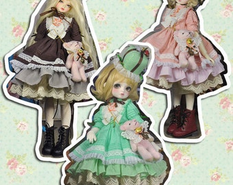 CODENOiR - Gift Set BJD clothes msd / Slimi msd / mdd / angel philia / 1/4 BJD