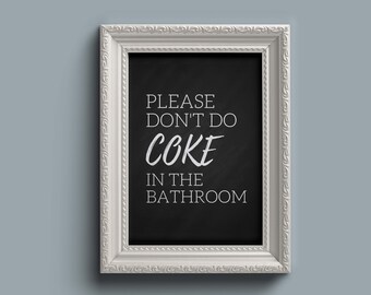 Restaurant Bathroom Signs get shit done printable / funny bathroom signs / bathroom art Restaurant Bathroom Signs get shit done printable / funny bathroom signs / bathroom art