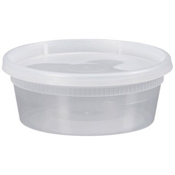 8 OZ Deli Containers w/ Lids slime containers