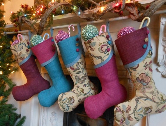 Items Similar To Vintage Christmas Stockings On Etsy   Il 570xN.1121316125 Kx2v 