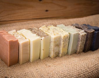 OUTLET - Bean&Boy Handmade Soap - 100% Natural Vegan Cold Process Soap Bars 100g