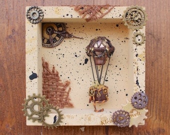 Steampunk Airship 6 wallart balloon homedecoration art