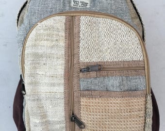 Hemp Backpack / Laptop Backpack / Camera Backpack / Boho Backpack / Camera Bag