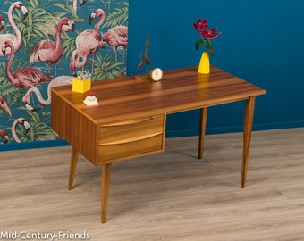 1950s desk, Hellerau, 60s, vintage (612022)