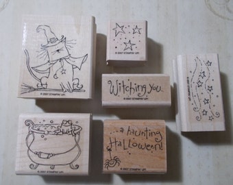 Stampin Up 2007 Haunting Halloween Set of 6