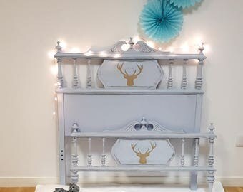 Headboard and footboard deer