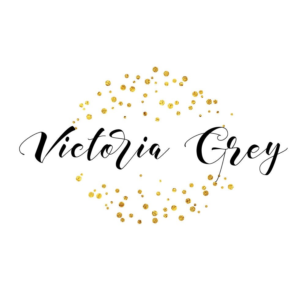 Feminine Logo Gold Business Logo Premade Logo Design
