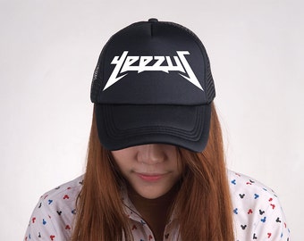 Trucker Cap Baseball Mesh Hat Snapback Cap Unisex Yeezus Truc229
