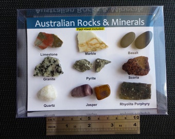 Australian Rocks and Minerals set