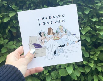 Friends Card "Friends Forever" Friends TV Show