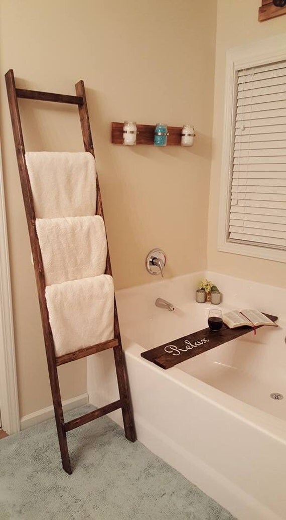 Blanket/Towel Ladder by DesignsbyD18 on Etsy
