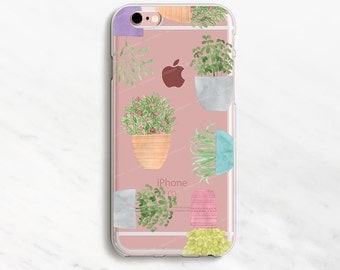 Plant iPhone 7 Case Clear iPhone 6 Plus Case Clear Phone Case Clear iPhone 6 Case Clear iPhone 5s Case