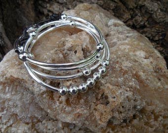 Silver Wrap Bracelet