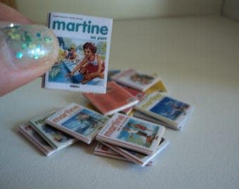 Miniature books "Martine", 1:12th scale