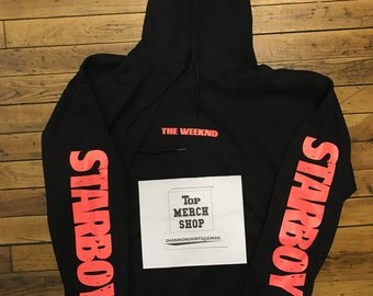 The Weeknd Starboy Urban Outfitters Custom Hoodie Sweat Shirt : XO Pop Up Shop T-Shirts