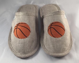 Women slippers, linen slippers for women, basketball slippers, light slippers, closed toe slippers, slippers for women, women's house shoes