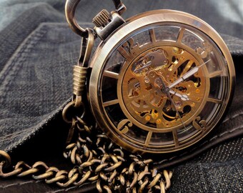 Orion Bronze pocket watch