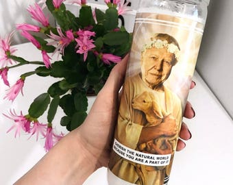 Saint Attenborough | David Attenborough Prayer Candle