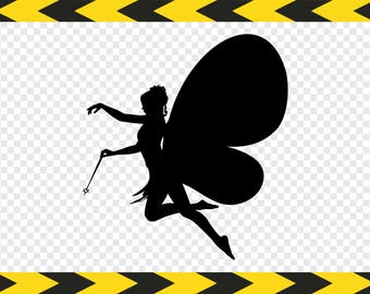 Fairy Svg Silhouette Clipart Scrapbook Cut files for Cricut Silhouette Dxf Pdf Png
