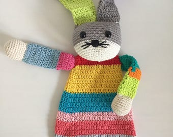 Crochet rag doll rabbit
