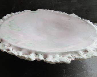 Ceramic Serving Platter, Ceramic Serving Dish, Ceramic Dish, Ceramic Serving Platter, Modern Ceramic Platter, Homemade Serving Platter