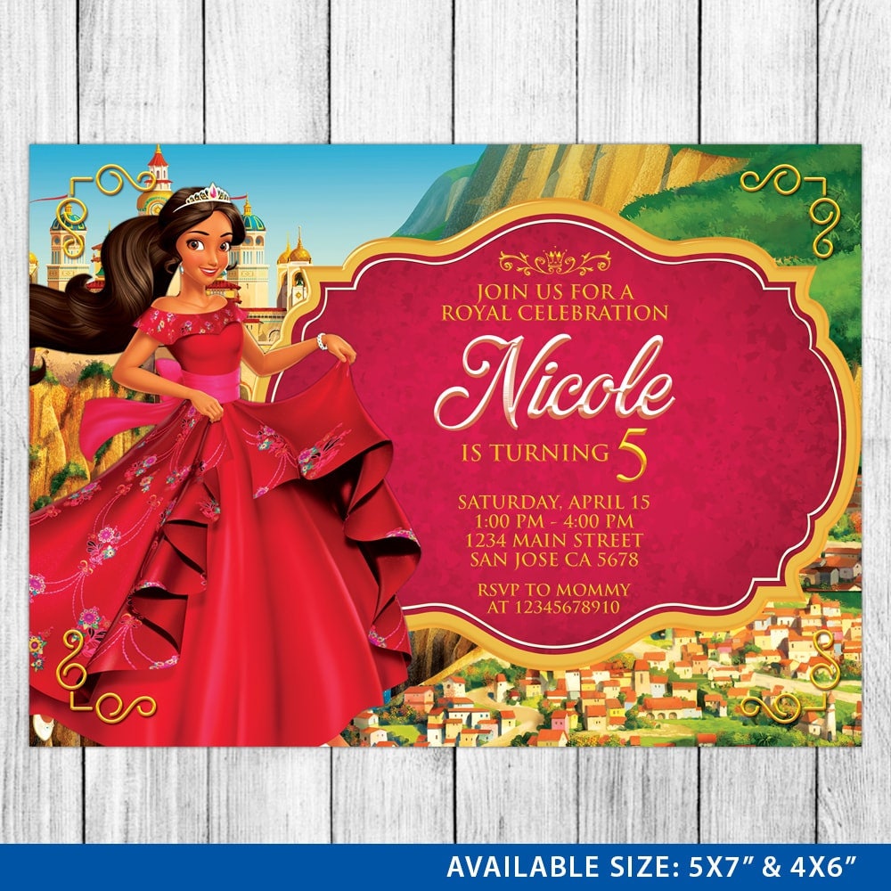 Elena Of Avalor Birthday Invitations 10