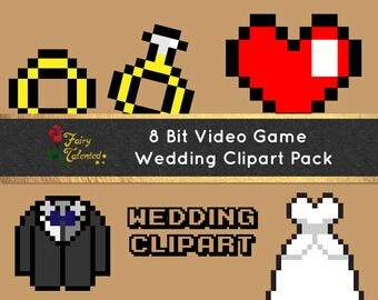 8 Bit Wedding Invitations 7