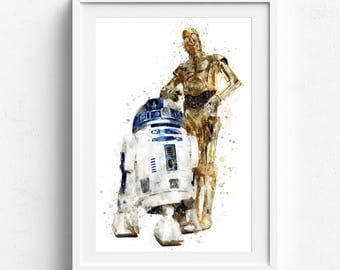 Star wars art, star wars art prints, star wars wall art, art of star wars, star wars canvas, star wars poster, r2d2 poster, star wars r2d2
