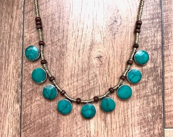 Afghan jewellery, kuchi Jade Necklace, Ethnic Tribal Necklace, Tribal Jewelry, Bohemian necklace, Bubble Necklace, Bohemian Jewerly, Boho