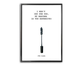 Personalized image mascara | Statement