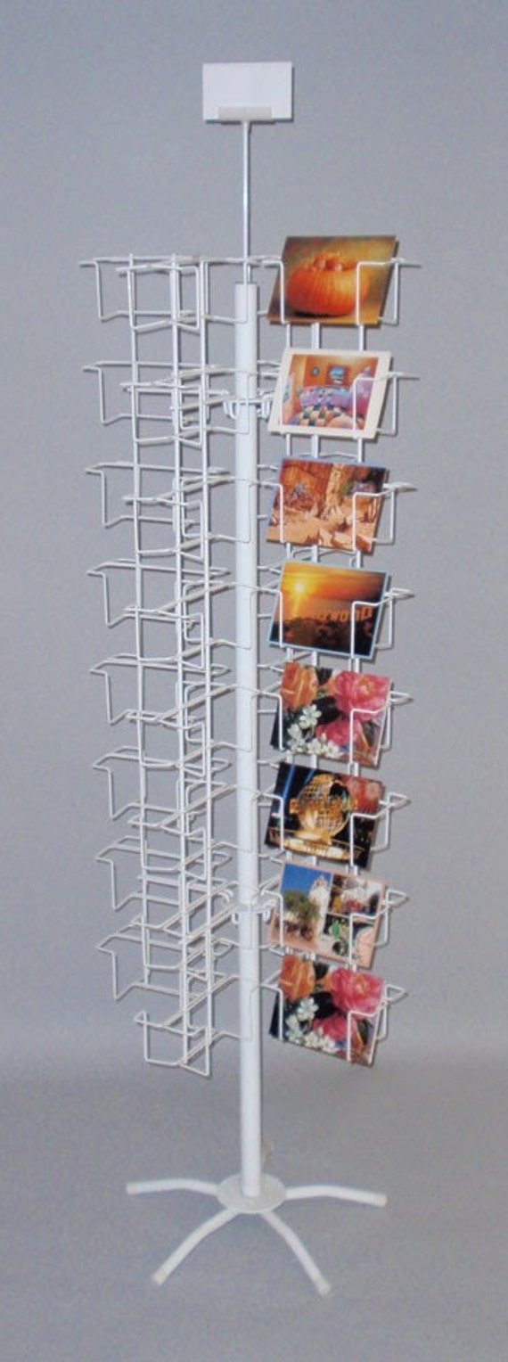 64 Pocket 5x7 Greeting Card Rack Horizontal Display HORIZONTAL
