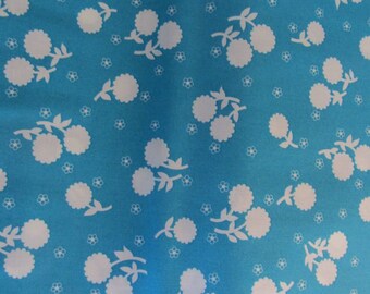 Jennifer Paganelli Happy Land JP67 Blue Cotton Fabric Martha