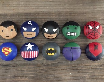 Bedroom Furniture Knobs superhero knobs | etsy Bedroom Furniture Knobs superhero knobs | etsy