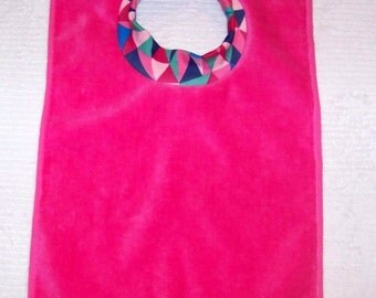 Towel Bib by PETUNIAS - absorbent washable dryable knit baby toddler gift