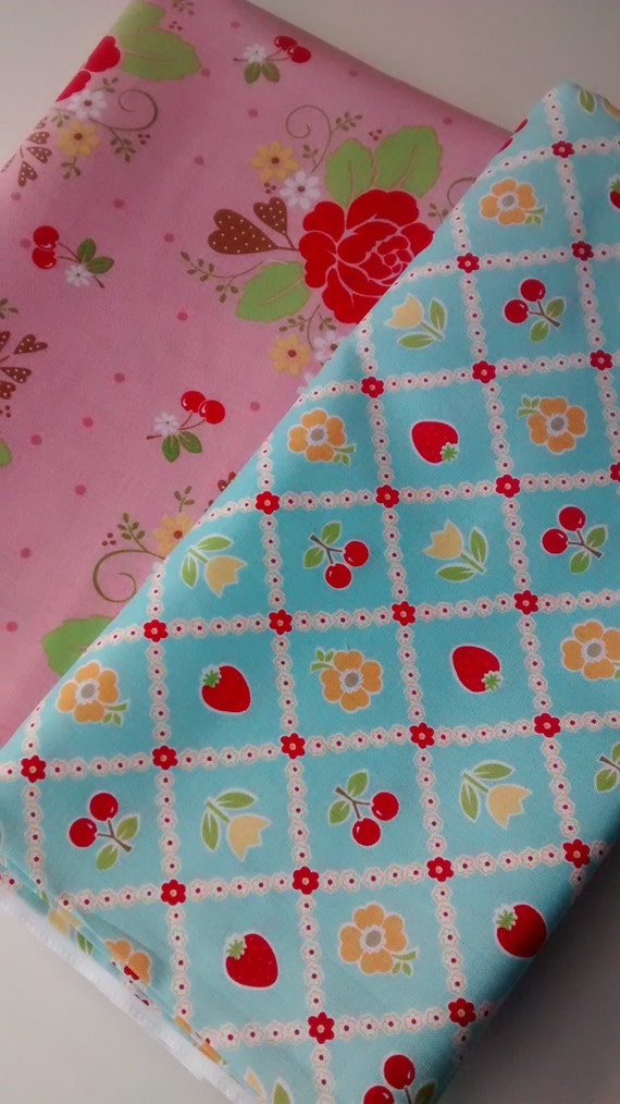 Sew Cherry & Bake Sale fabrics by Lori Holt Riley Blake