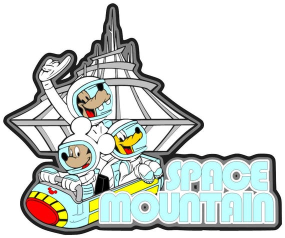 Download Disney SVG Space Mountain Title Disneyland Disney World