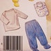 Baby Layette Pattern, Pajamas, Kimono, Baby Nightie, Top, Hat, Bib, Blanket, Drawstring Sleeper for Baby Sewing Pattern