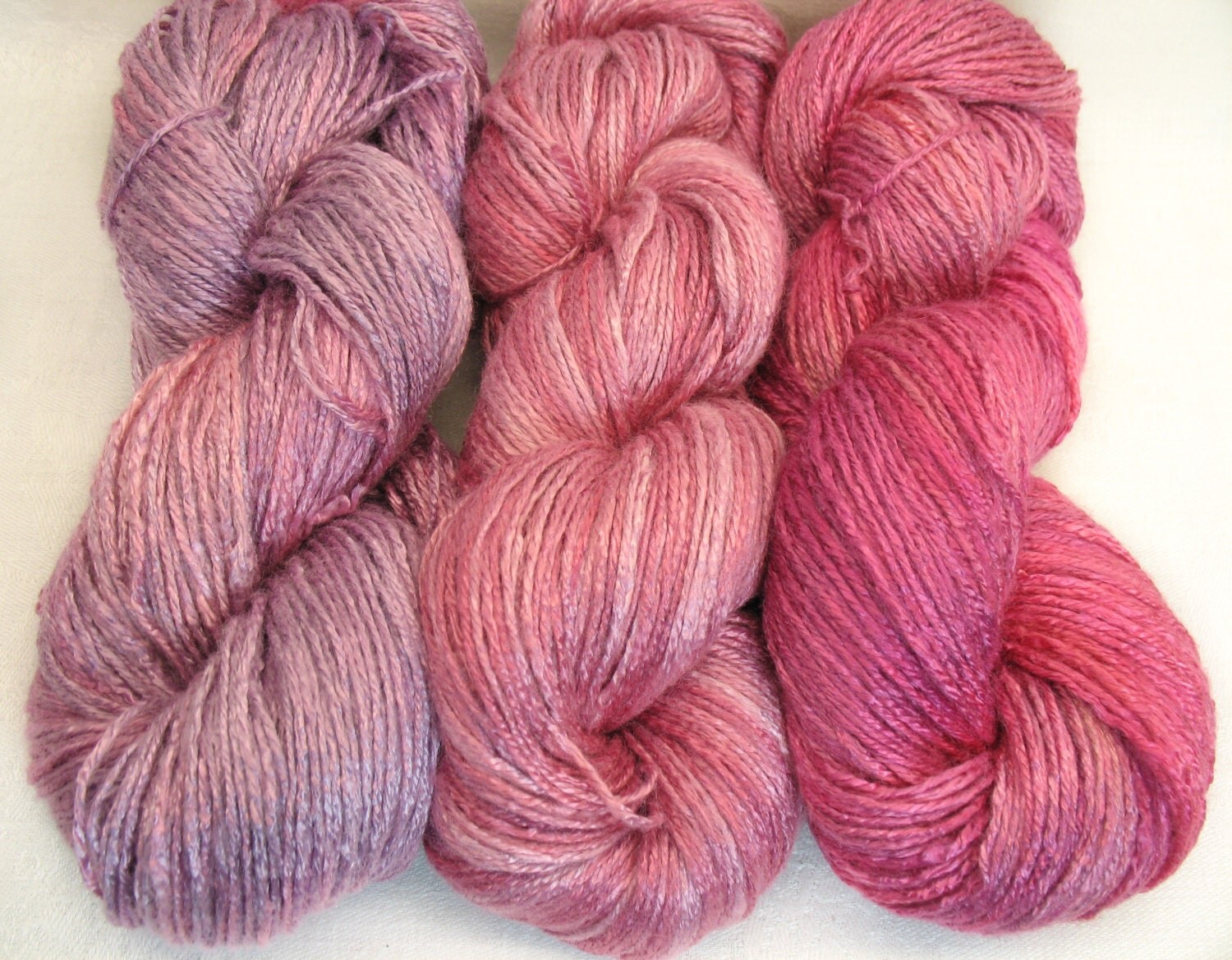 Organic Vegan Bamboo Yarn Sophie Hand dyed 10.6 oz by Klarabela