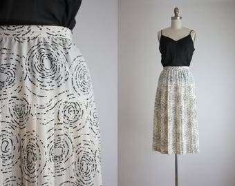 topography midi skirt