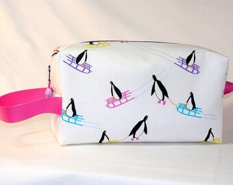 Sledding Penguins Project Bag