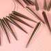 30 LARGE Gunmetal Spikes 53mm (42442) Big Spikes for Big Hoop Earrings and Statement Necklaces Bulk Beads Dark Silver Spike Beads