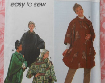 Winter Cape Sewing Pattern UNCUT Simplicity 8403