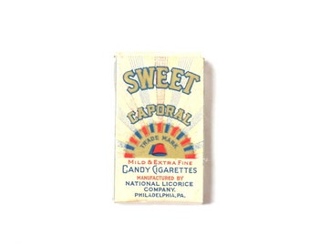 Sweet Caporal Candy Cigarette Box Vintage
